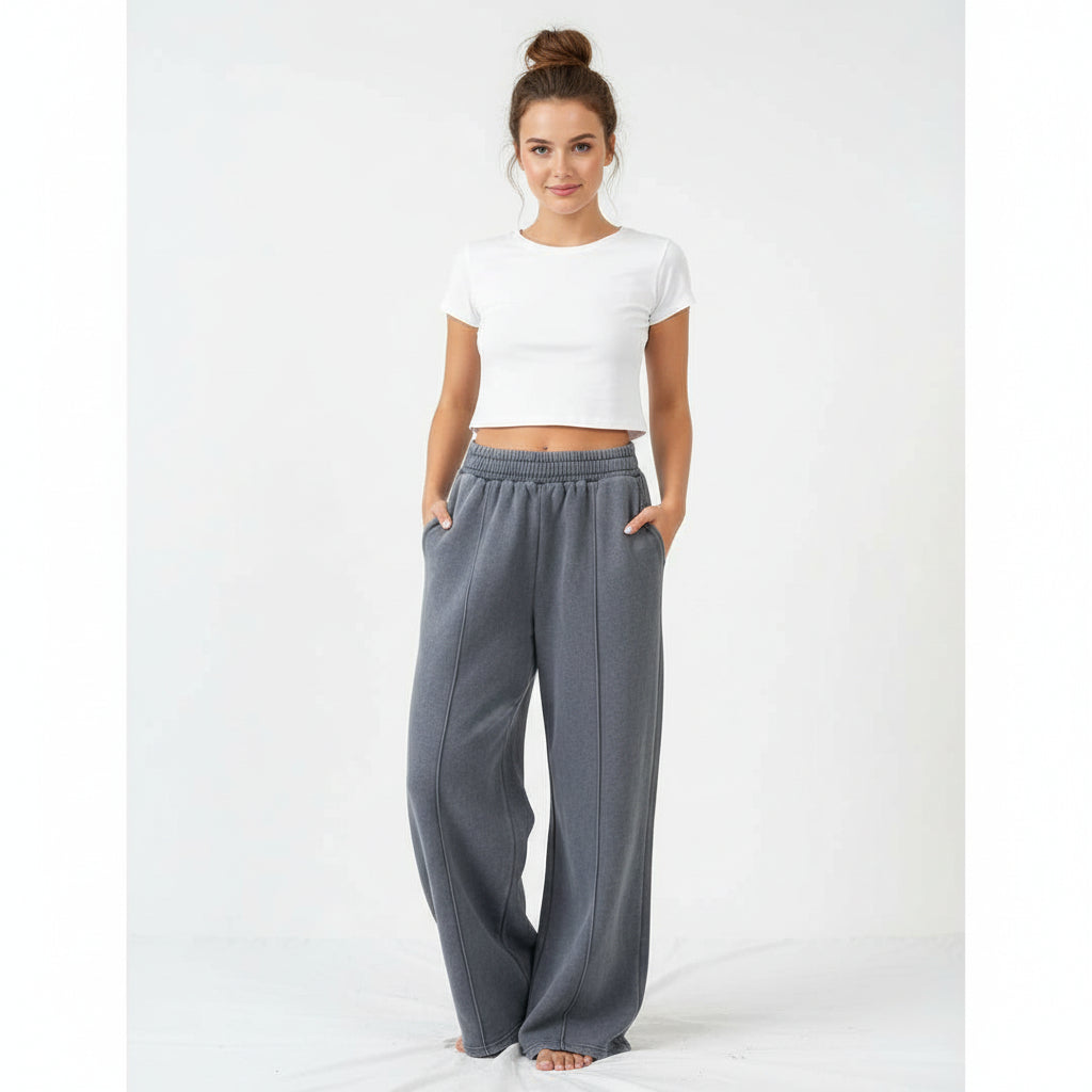 Women's Baggy Trouser - Grey