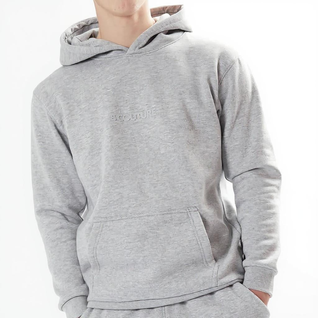 Men's Fleece B-couture Tracksuit  - Grey