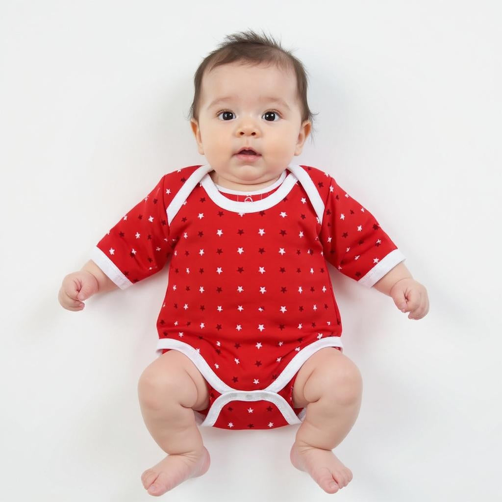 Baby Romper - Red