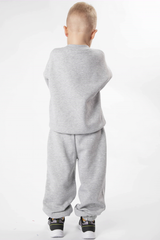 Kids Grey Maryl sweatshirt and trouser set