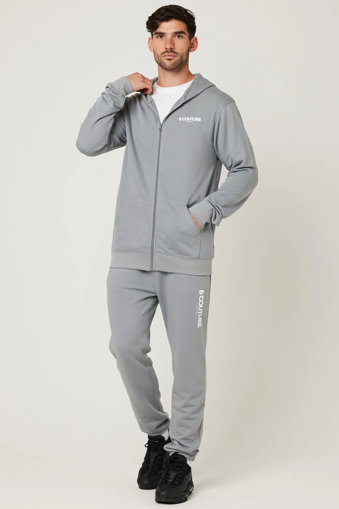 Men's Metal Grey Hoodie and trouser set