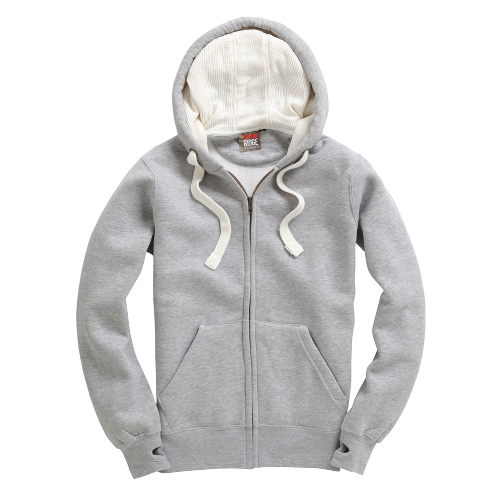 Zipper Hoodie Gray Maryl