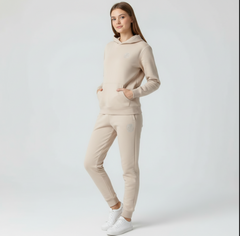 Women's Pullover Hoodie With Trouser - Skin