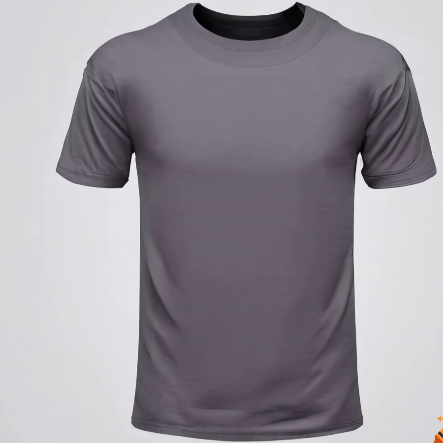T Shirt Plain Dark Gray